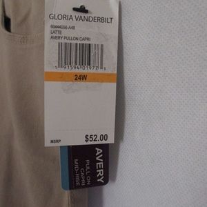 gloria vanderbilt avery capris